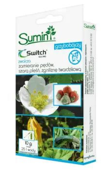 Switch 62,5 WG 10 g – preparat na Zamieranie Pędów, Szarą Pleśń i Zgniliznę Twardzikową – Sumin