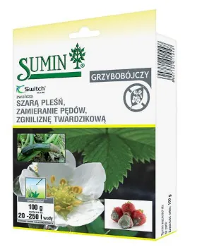 Switch 62,5 WG 100 g – preparat na Zamieranie Pędów, Szarą Pleśń i Zgniliznę Twardzikową – Sumin