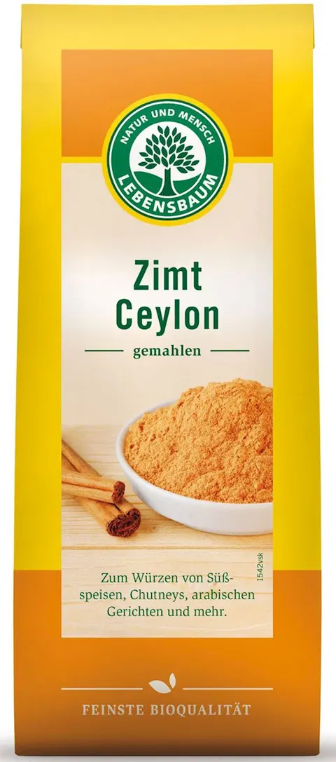 Cynamon Cejloński Mielony BIO 50 g Lebensbaum