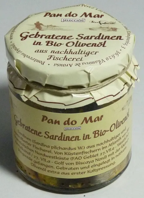 Sardynki Smażone w BIO Oliwie z Oliwek 220 g Pan do Mar