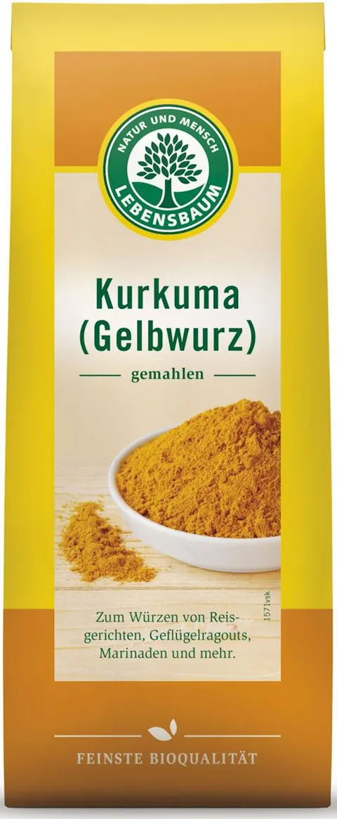 Kurkuma Mielona BIO 50 g Lebensbaum