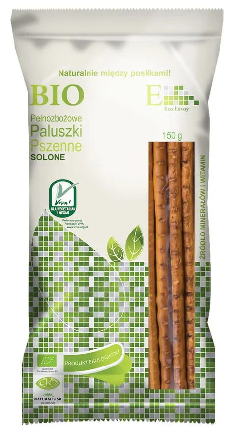 Paluszki Solone BIO 150 g Envoy