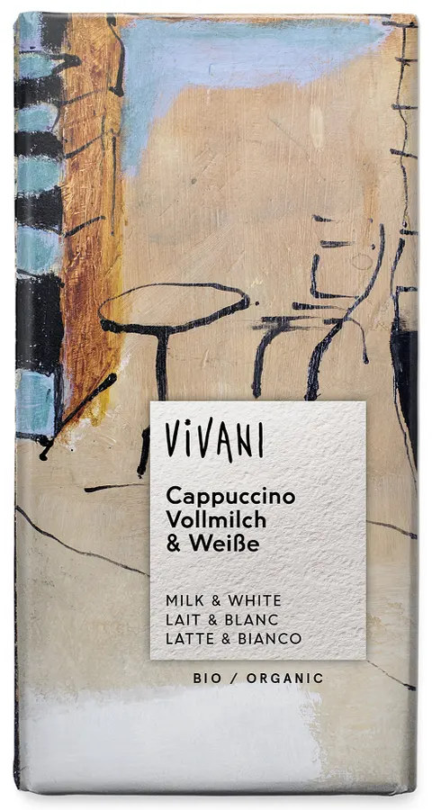 Czekolada Cappuccino BIO 100 g Vivani