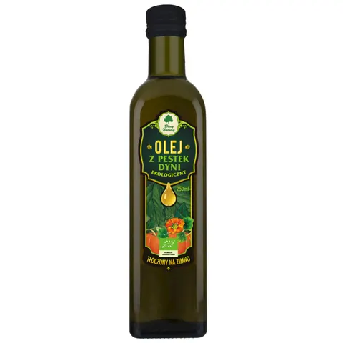 Olej z Pestek Dyni Virgin BIO 250 ml Dary Natury