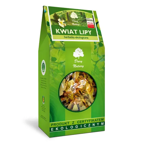 Herbatka z Kwiatu Lipy BIO 30 g Dary Natury