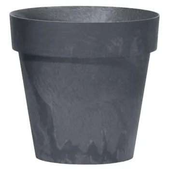 PROSPERPLAST Doniczka Cube Beton Effect - antracyt DCUB300E-S433