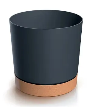 PROSPERPLAST Doniczka TUBO PM - antracyt DPOD400-S433/4665W