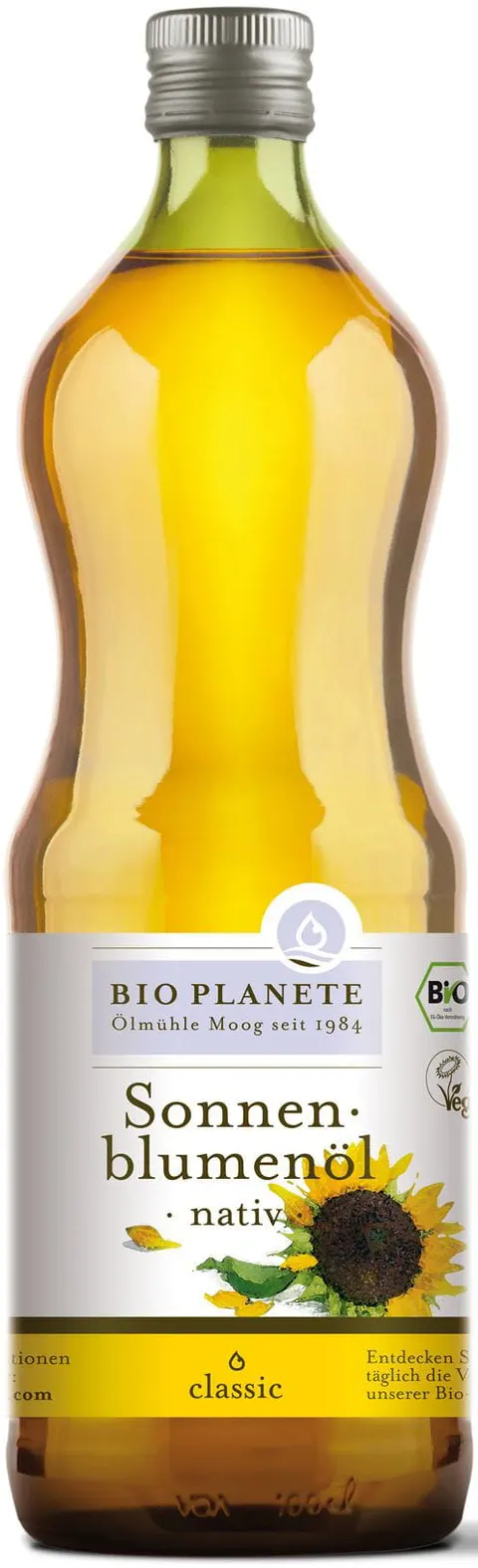 Olej Słonecznikowy Virgin Bio 1 litr Bio Planete