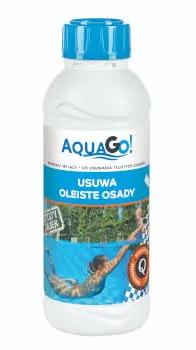 AQUAGO BASEN Anti Oily 1l- usuwa oleiste osady