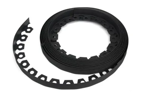 GARDENER Obrzeże trawnikowe 10m + kotwy Czarny 4 cm