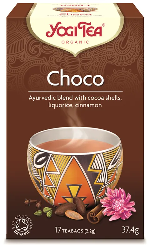 HERBATKA CZEKOLADOWA Z KAKAO (CHOCO) BIO (17 x 2,2 g) 37,4 g - YOGI TEA