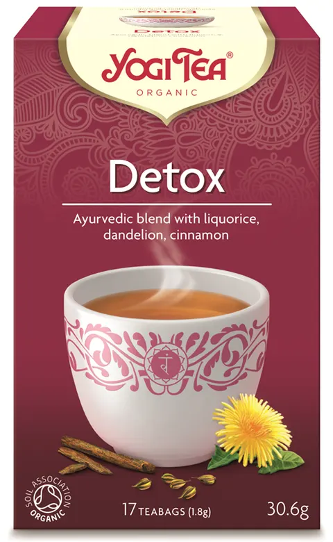 Herbatka Detox BIO (17 x 1,8 g) Herbata Yogi Tea