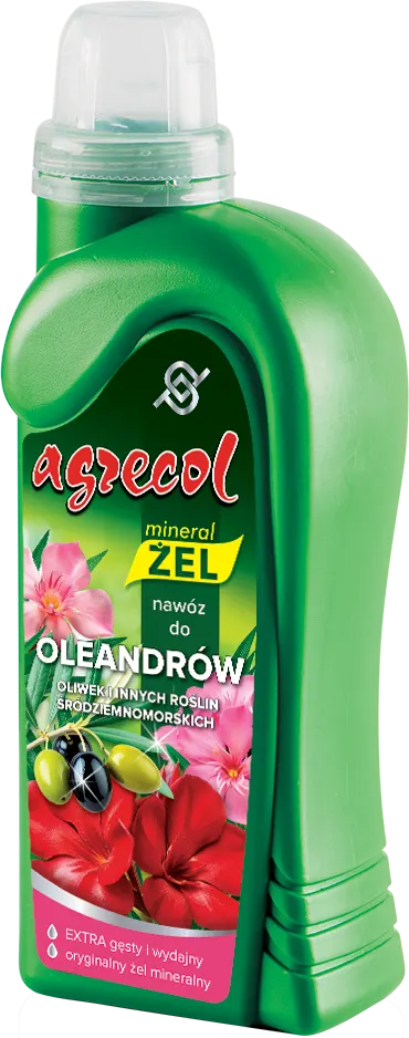 Nawóz do oleandrów w żelu 500ml AGRECOL MINERAL super gęsty i wydajny, oryginalny żel mineralny