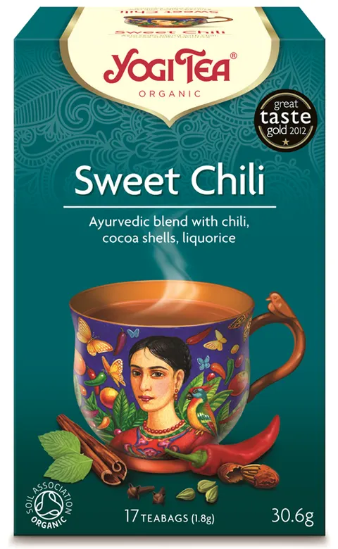 Herbatka Słodkie Chili BIO (17 x 1,8 g) Herbata Yogi Tea