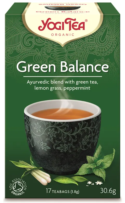 Herbatka Zielona Równowaga BIO (17 x 1,8 g) Herbata Yogi Tea