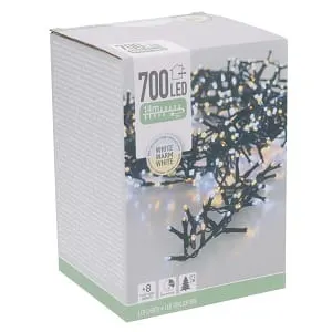 Świąteczne lampki choinkowe 700 LED białe światło