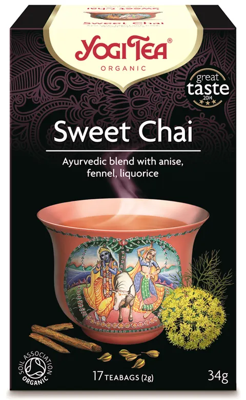 Herbatka Słodki Chai BIO (17 x 2 g) Yogi Tea