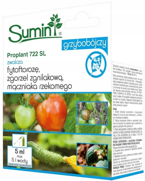 Proplant 722 SL 5 ml – preparat na Fytoftorozę, Zgorzel Zgnilakową, Mączniaka Rzekomego – Sumin