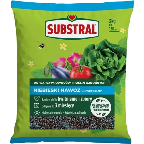 SUBSTRAL Niebieski nawóz uniwersalny 3kg