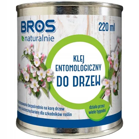 Bros klej entomologiczny do drzew 220ml naturalna bariera na szkodniki gąsienice i mrówki
