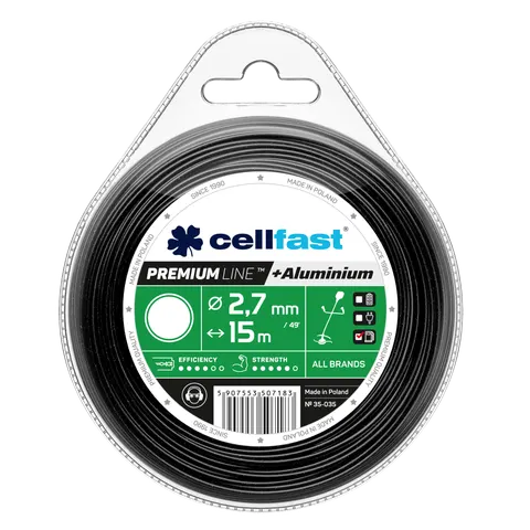 Cellfast Żyłka tnąca premium okrągła 35-035 2,7 mm 15 m