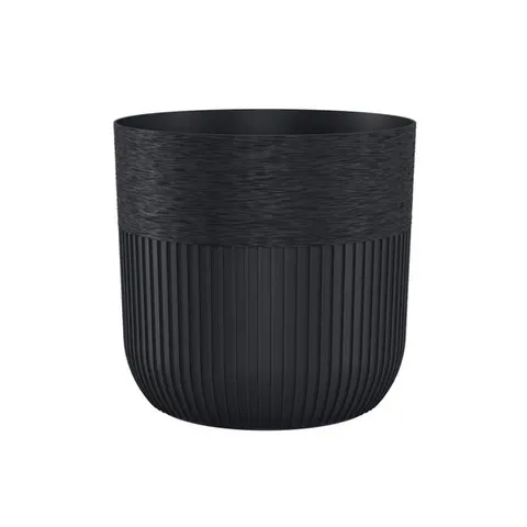 Osłonka na doniczkę Luca Petit 12 cm czarna