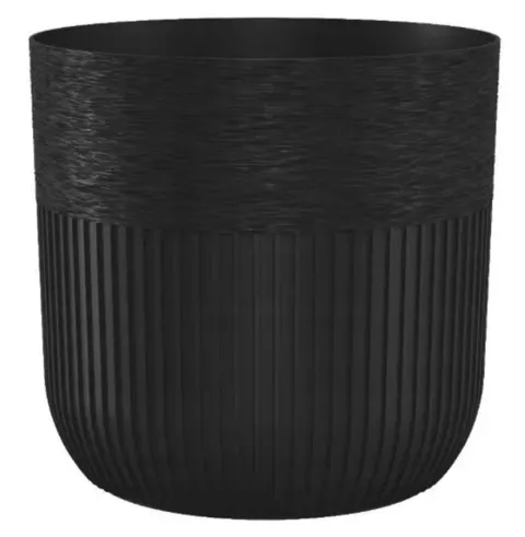 Osłonka na doniczkę Luca Petit 19 cm czarna