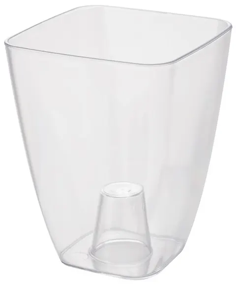 Osłonka do storczyków kwadratowa 13 cm bezbarwna