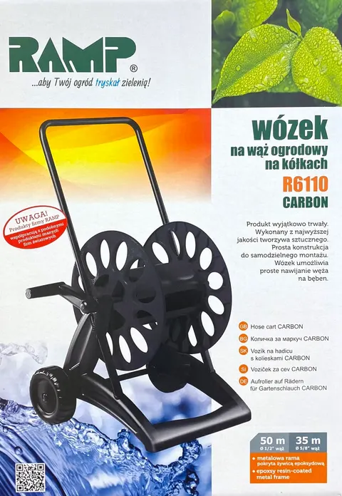 Ramp Wózek na wąż ogrodowy R6110 50 m