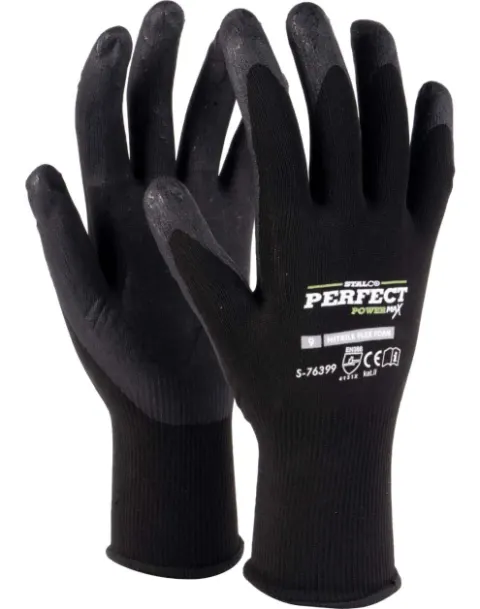 Stalco Rękawice nylonowe Nitrile Flex Foam r. 9