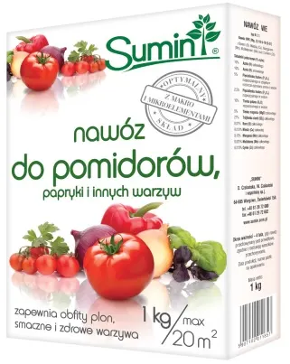 Nawóz do pomidorów, papryki i innych warzyw 1kg - SUMIN