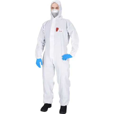 Kombinezon ochronny biały REIS LAMICOM-56 2XL