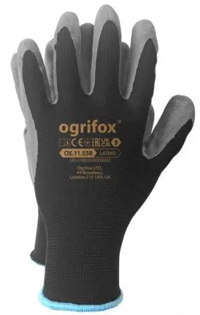 Ogrifox Rękawice ochronne Ox-Lateks r. 9