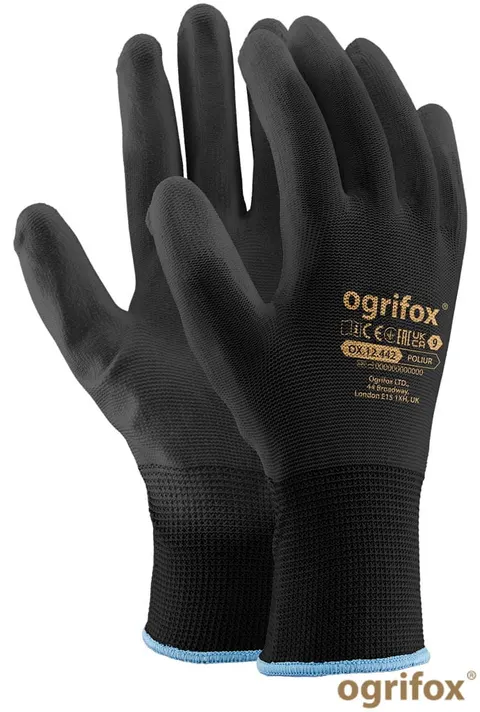 Ogrifox Rękawiczki ochronne OX-Poliur r. 7
