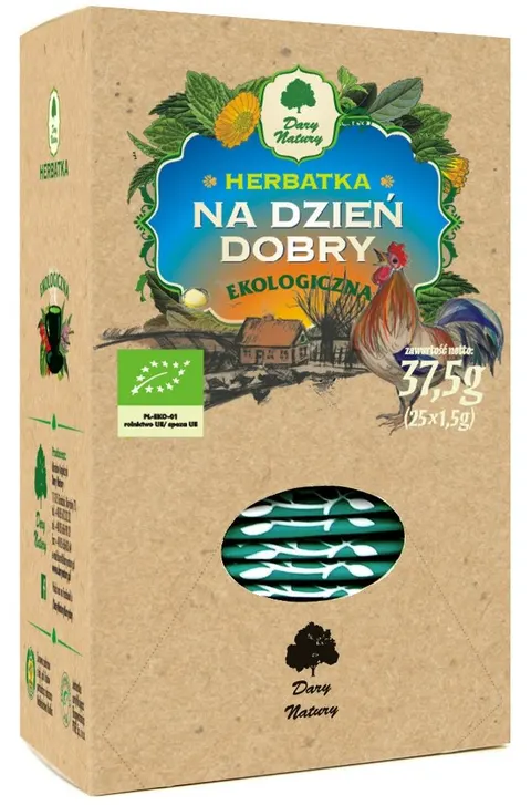 Herbatka na Dzień Dobry BIO (25 x 1,5 g) Dary Natury
