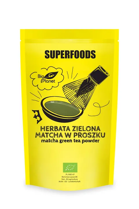 Herbata Zielona Matcha w Proszku BIO 100 g Bio Planet