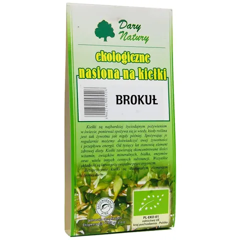 Nasiona na Kiełki Brokuł BIO 30 g Dary Natury