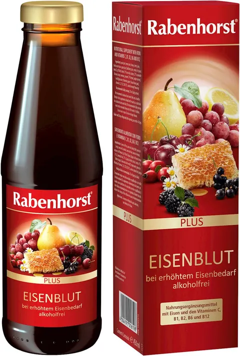 Sok Bogactwo Żelaza Plus Witaminy 450 ml Rabenhorst
