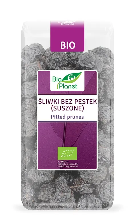 Śliwki Suszone Bez Pestek BIO 400 g Bio Planet