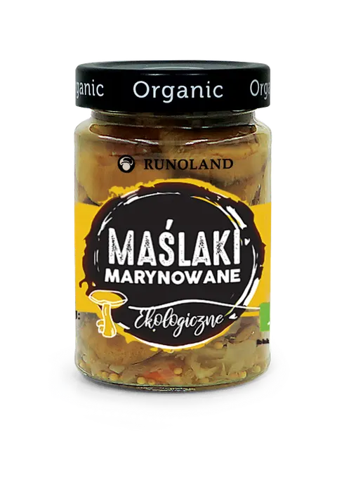 MAŚLAKI MARYNOWANE BIO 300 g - RUNOLAND