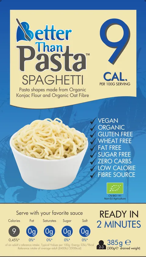 Makaron Shirataki, Konjac Spaghetti BIO 385 g Better Than Foods
