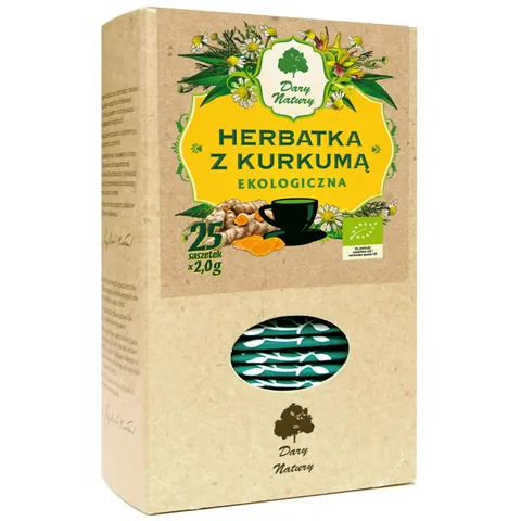 Herbatka z Kurkumą BIO 25x2 g Dary Natury