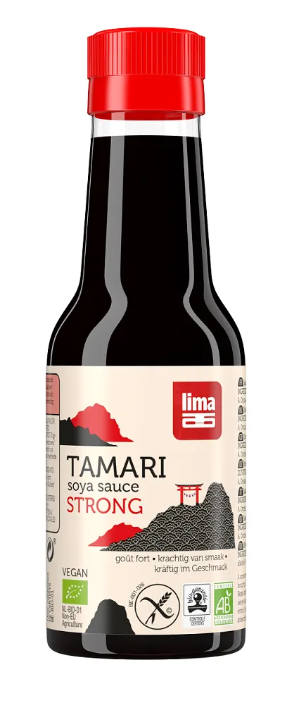 Sos Sojowy Tamari Mocny Bezglutenowy BIO 145 ml Lima
