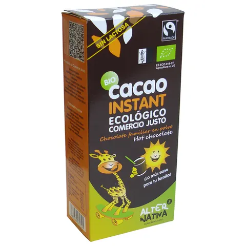 Kakao Instant Bezglutenowe BIO 250 g Alternativa