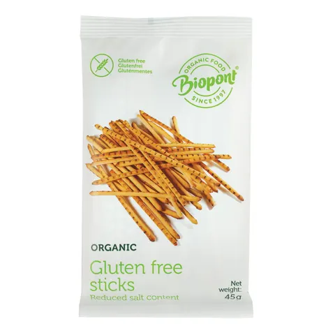 Paluszki Bezglutenowe BIO 45 g Biopont