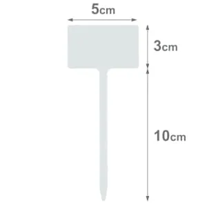 AMMA Tabliczka do opisywania roślin 5 x 3 cm z nóżką 10 cm
