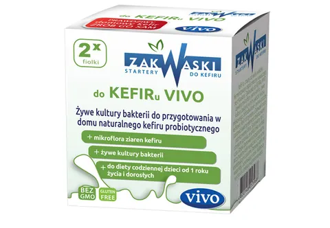 Żywe Kultury Bakterii do Kefiru 2 szt VIVO