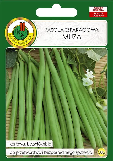 Fasola szparag. zielona karłowa MUZA 50g
