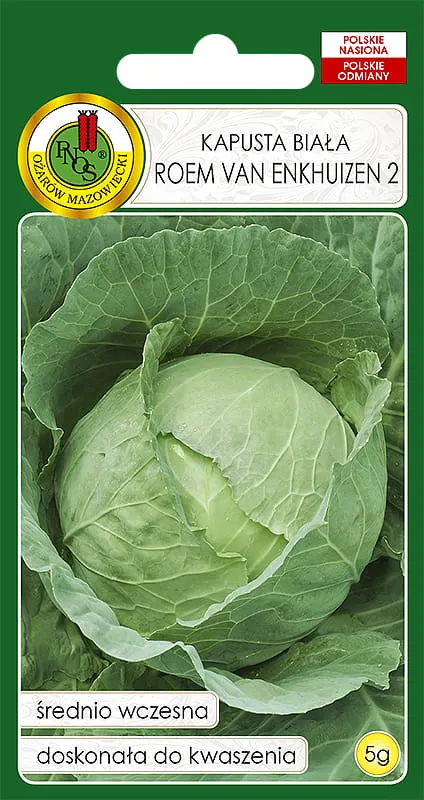 Kapusta głowiasta biała ROEM VAN ENKHUIZEN 2 5g