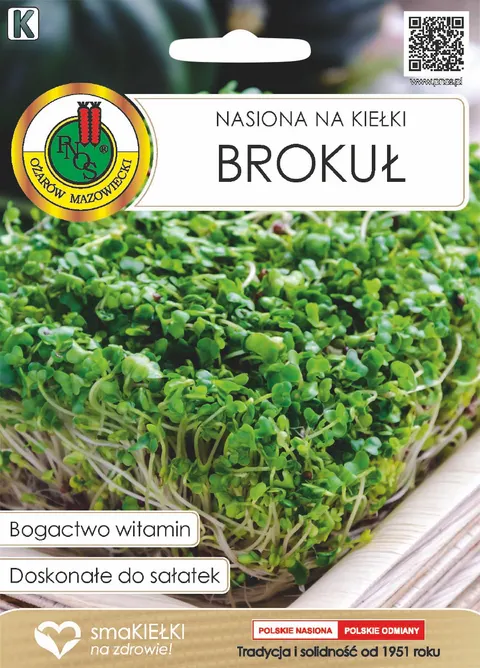 Nasiona na kiełki BROKUŁ 500g
